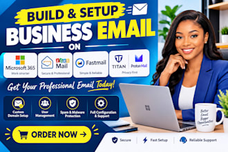 setup business email on microsoft 365 zoho mail fastmail and titan proton mail
