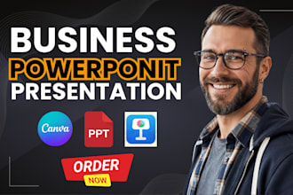 design business presentation, investor pitch deck and fundraising pitch deck