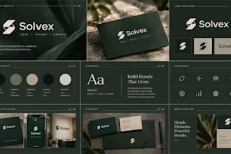 design startup branding identity, visual systems for saas founder, tech startups