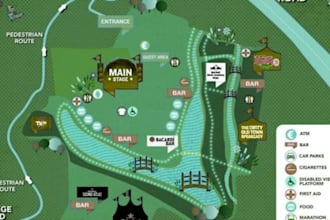 design a custom vector map,  event map and map illustration