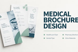 design medical brochure healthcare clinic dental  pharmacy brochure and flyer