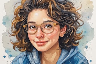 do a cartoon portrait of you, perfect gift