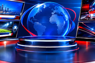 create stunning 2d and 3d broadcast graphics for TV
