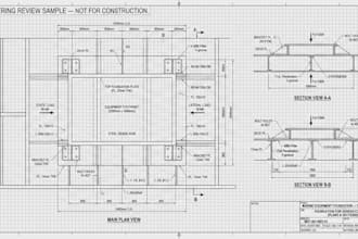 design marine equipment foundations and vessel deck reinforcement