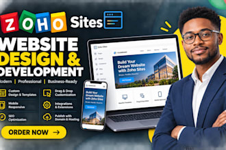 build redesign migrate and publish a professional zoho sites website