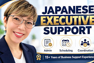 be your japanese executive virtual assistant
