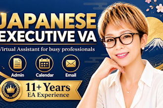 be your japanese executive virtual assistant