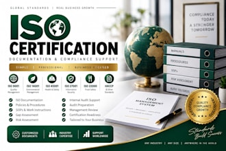 prepare iso 9001, 14001 and 45001 documentation and compliance