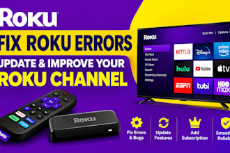 fix, update and add subscription to your roku TV app, channel or roku sdk
