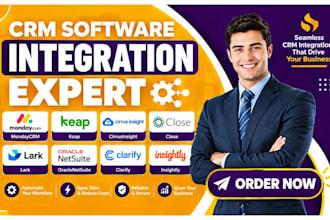 setup mondaycrm keap cirrusinsight close lark oraclenetsuite clarify insightly