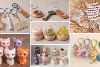model custom 3d fidget clickers, keychains and collectible hypechains