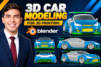 3d car model widebody kits design automotive cad vehicle design for 3d printing