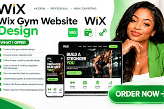 do wix gym website personal trainer website online fitness website