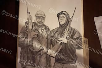 turn your personal photos into a hand drawn a4 artwork