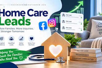 generate home care leads with targeted facebook and instagram ads website logo