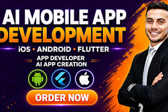 do ai mobile app development ios android flutter app developer ai app creation