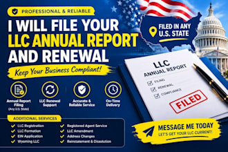 file your llc annual report and renewal