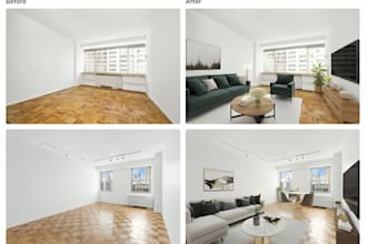 create virtual staging for real estate photos with photoshop mls airbnb listing
