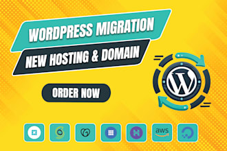 migrate wordpress site to new hosting server and domain
