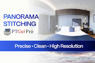 professionally stitch 360 panorama photos using ptgui pro