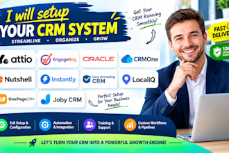 setup attio engagebay oracle crmone nutshell instantly joby less annoying CRM