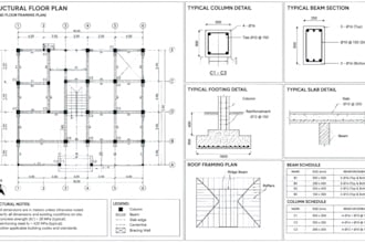 create structural plans, structural details and calculations