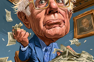 do a political cartoon for political cartoon
