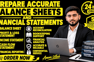 prepare accurate balance sheets and financial statements