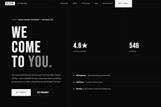 make a website or landing page for your business