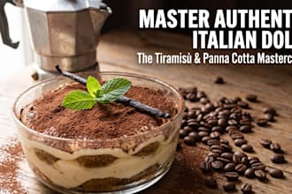 teach you how to master authentic tiramisu and classic italian desserts