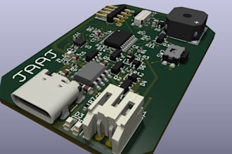 design can bus module, obd2 adapter, or telematics pcb in kicad easyeda