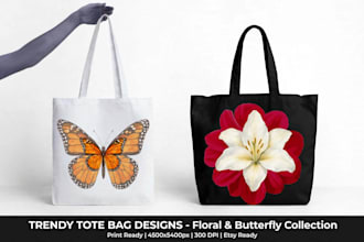 design aesthetic tote bag