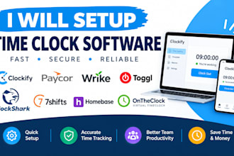setup clockify paycor wrike toggl clockshark tick 7shifts homebase ontheclock