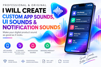 creates app sounds, UI sounds and notification sounds