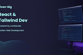 build a modern react web application using lovable dev