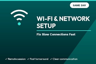 set up and fix your home or office wi fi network