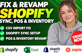 revamp shopify csv import, shopify sync, shopify pos and shopify inventory