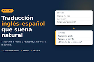 translate english to spanish with natural, accurate results