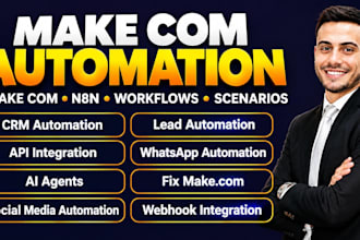 fix make com, make com automation, n8n automation, make com scenarios, workflows
