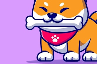 design a custom unique dog logo