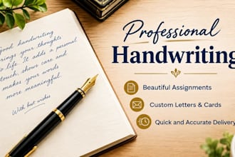 do expert handwriting and letter writing tasks