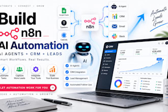 build powerful n8n ai automation bussiness agents and workflows that saves time