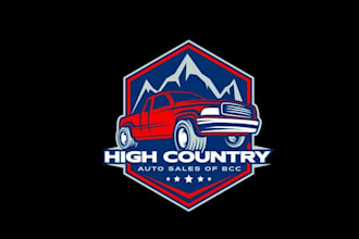 design simple masculine automotive dealership logo