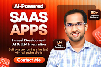 build ai powered saas app with laravel