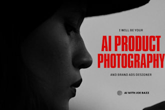 do ai product banner ad and ai product photography