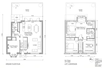 create UK loft conversion and property extension drawings