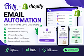 do privy shopify email automation for welcome abandoned cart winback campaigns