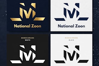 design 3 luxury minimalist logo design with brand identity