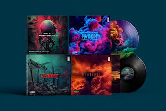 design album cover art or single cover artwork