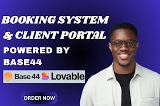 base44 expert booking system client portal business app
